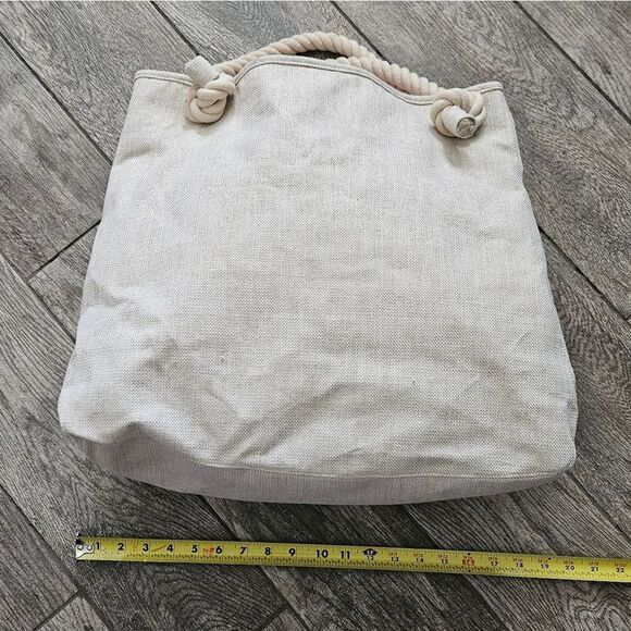 J. Jill Flax Sparkle Canvas Tote Bag - Picture 5 of 14